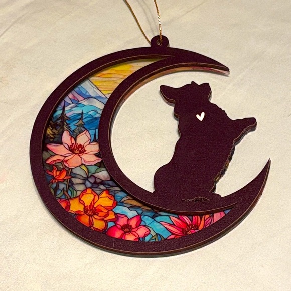 NIB Corgi Memorial Suncatcher - For Personalization - Picture 1 of 6
